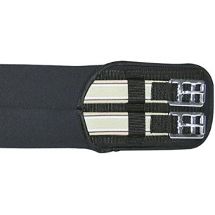 HKM - Sangles - Sangle courte softoprene avec élastique noir