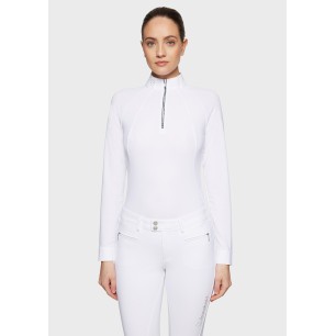 Polo de compétition Samshield Adeline Boreal Blanc