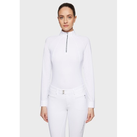 Polo de compétition Samshield Adeline Boreal Blanc