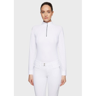 Polo de compétition Samshield Adeline Boreal Blanc