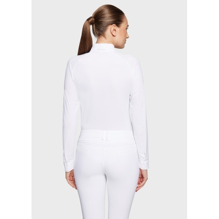 Polo de compétition Samshield Adeline Boreal Blanc