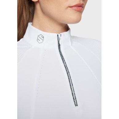 Polo de compétition Samshield Adeline Boreal Blanc