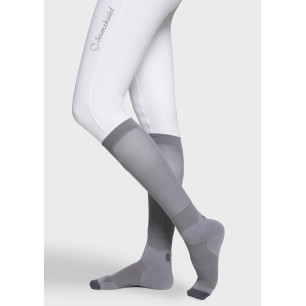 Chaussettes Samshield Balzanes blason cristal Dusty Blue