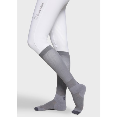 Chaussettes Samshield Balzanes blason cristal Dusty Blue