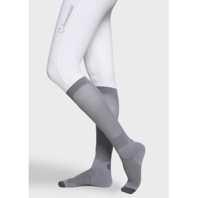 Chaussettes Samshield Balzanes blason cristal Dusty Blue