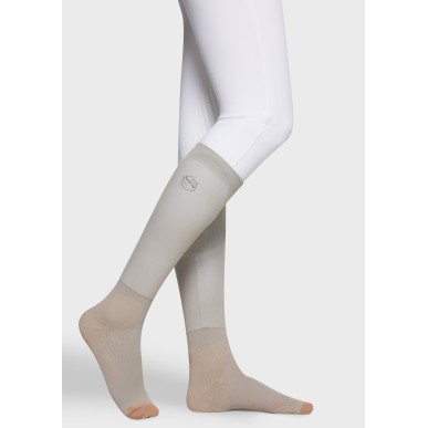Chaussettes Samshield Balzanes blason cristal Latte