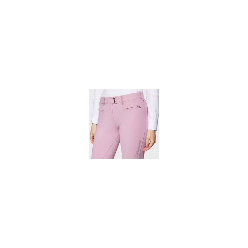 Pantalon Samshield Adèle V2 knee grip rose plume Pantalon Samshield Adèle V2 knee grip rose plume