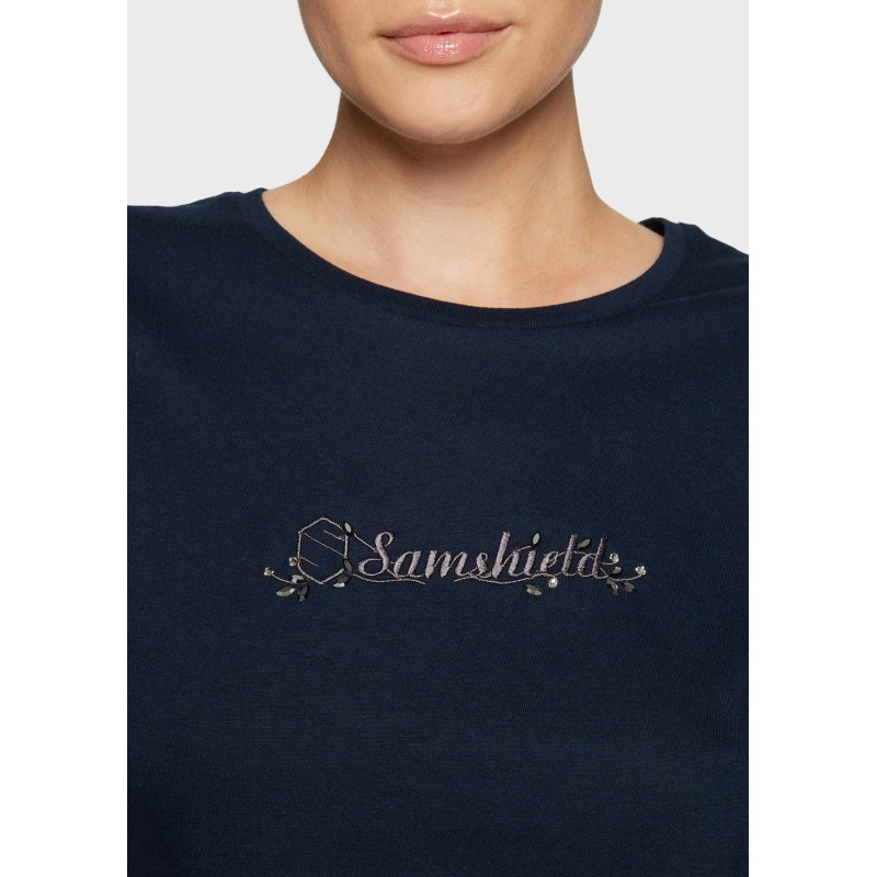 Tee-shirt casual Samshield Sylvia Bleu Marine Tee-shirt casual Samshield Sylvia Bleu Marine