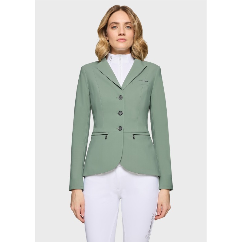 Veste de concours Samshield Victorine Crystal Fabric Regular - Pistache Veste de concours Samshield Victorine Crystal Fabric Regular - Pistache