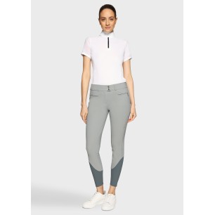 Pantalon Samshield Chloe metal dots knee grip Granit