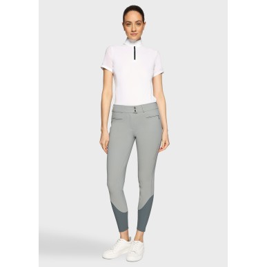 Pantalon Samshield Chloe metal dots knee grip Granit