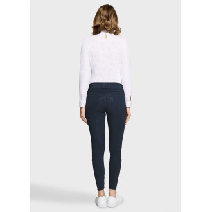 Pantalon Samshield Chloe metal dots knee grip Marine