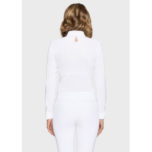 Polo de compétition Samshield Lou blanc