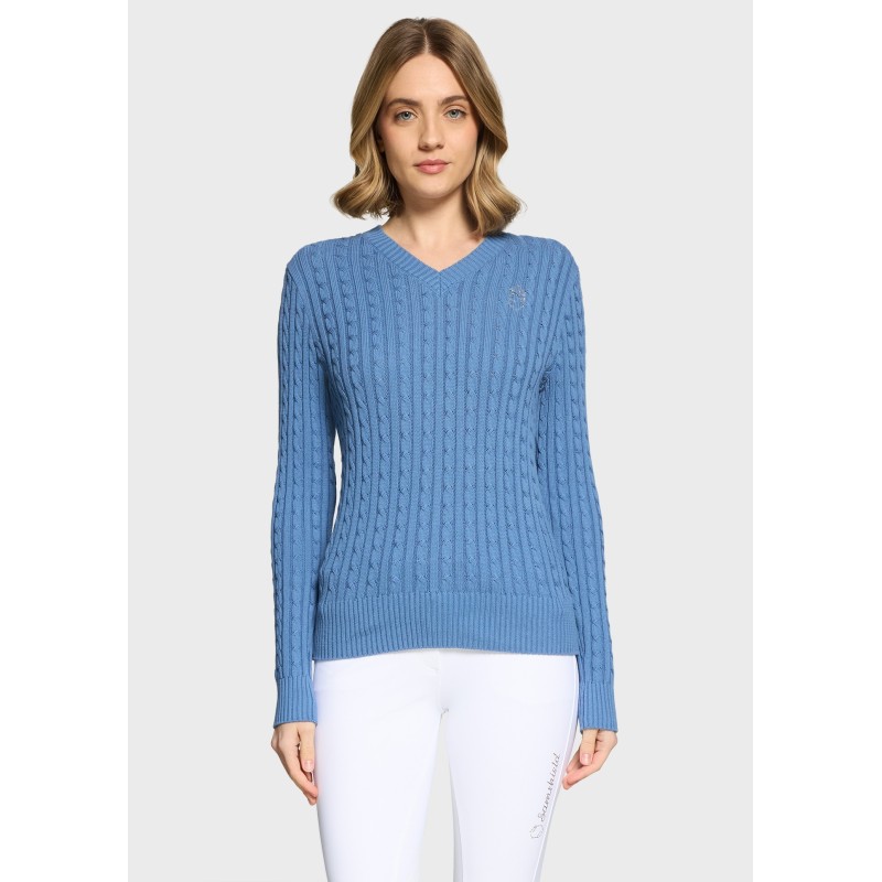 Pull Samshield Lisa Twisted - Dusty blue Pull Samshield Lisa Twisted - Dusty blue