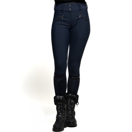 Pantalon d'équitation pour femme Flags and cup Umanak bleu marine