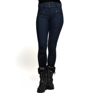 Pantalon d'équitation pour femme Flags and cup Umanak bleu marine