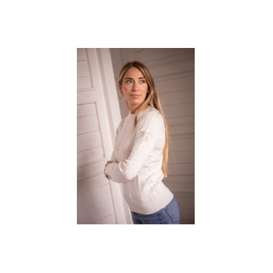 Pull "Virginia" Femme Blanc Ecru - Pénélope