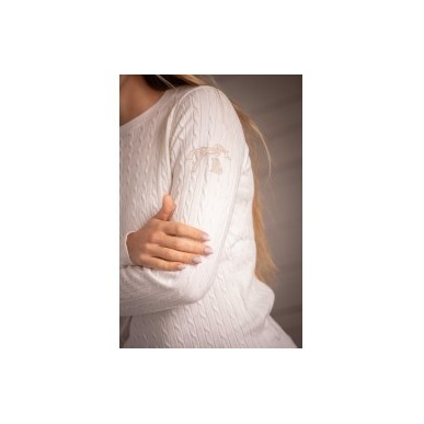 Pull "Virginia" Femme Blanc Ecru - Pénélope