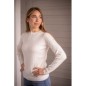 Pull "Virginia" Femme Blanc Ecru - Pénélope Pull "Virginia" Femme Blanc Ecru - Pénélope