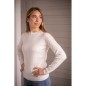 Pull "Virginia" Femme Blanc Ecru - Pénélope Pull "Virginia" Femme Blanc Ecru - Pénélope
