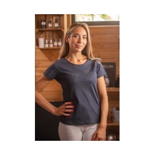 T-shirt Iconic Strass Marine Femme - Pénélope