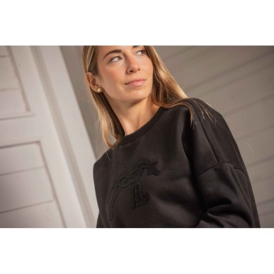 Sweat Pénélope Bianca noir