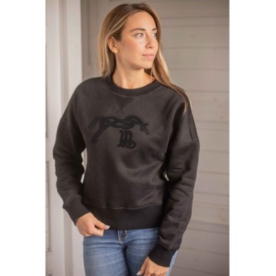 Sweat Pénélope Bianca noir