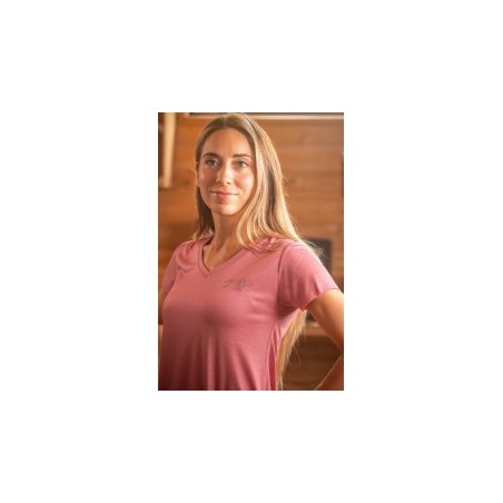 T-shirt Juline Framboise Femme - Pénélope