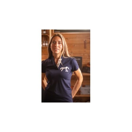 Polo Victorine Marine Femme - Pénélope