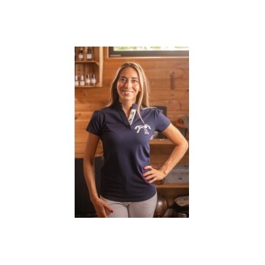 Polo Victorine Marine Femme - Pénélope