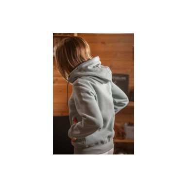 Sweat Fluore Vert Sauge Femme - Pénélope