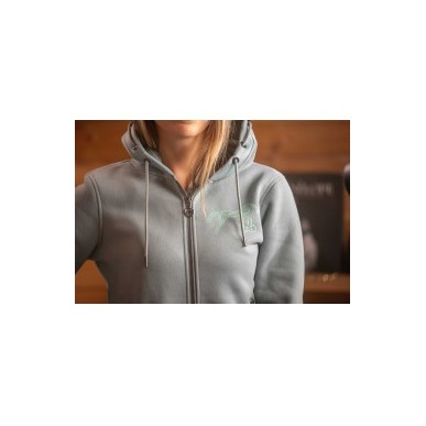 Sweat Fluore Vert Sauge Femme - Pénélope