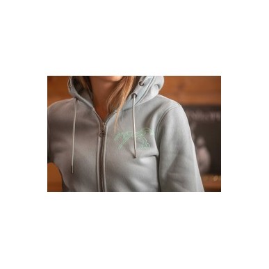 Sweat Fluore Vert Sauge Femme - Pénélope