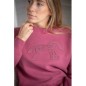 Sweat Bianca Framboise Femme - Pénélope Sweat Bianca Framboise Femme - Pénélope