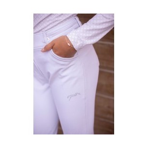 Pantalon d'équitation Élégance Enfant Blanc Femme - Pénélope