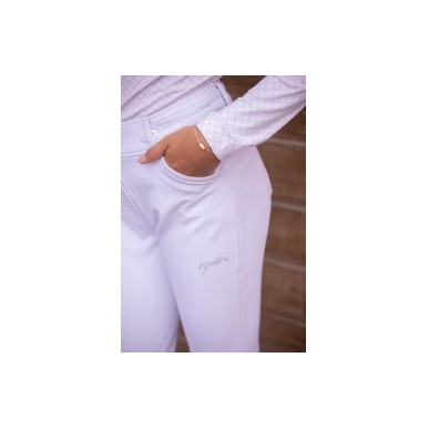 Pantalon d'équitation Élégance Blanc Femme - Pénélope