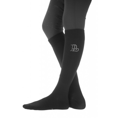 Chaussette d'équitation Luxe Strass Pénélope Noir