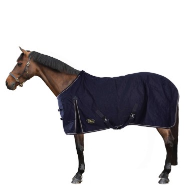 Chemise d'été en coton Honeycomb marine - Harry's Horse