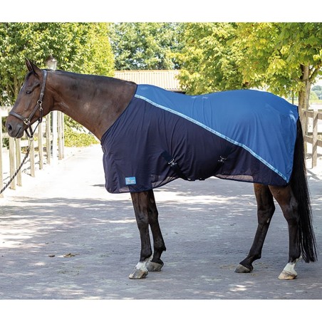 Couverture Anti-Mouches/Séchante Harry's Horse Mesh Pro - Bleu