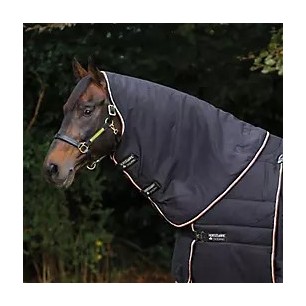 Couvre-Cou d'Écurie Rambo Optimo Stable 200g Noir - Horseware