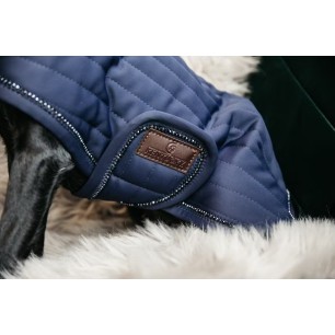 Manteau pour Chien Pearls Kentucky Dogwear Marine 160g