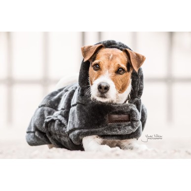 Manteau pour chien Fausse Fourrure Gris