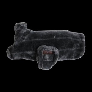 Manteau pour chien Fausse Fourrure Gris