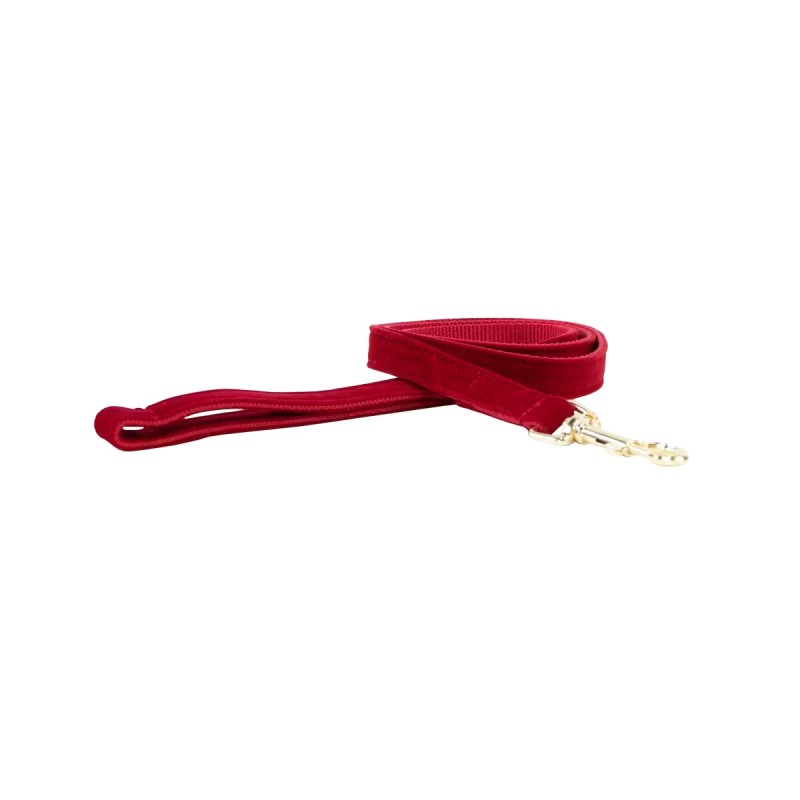 Laisse Corduroy Kentucky Dogwear Rouge Laisse Corduroy Kentucky Dogwear Rouge