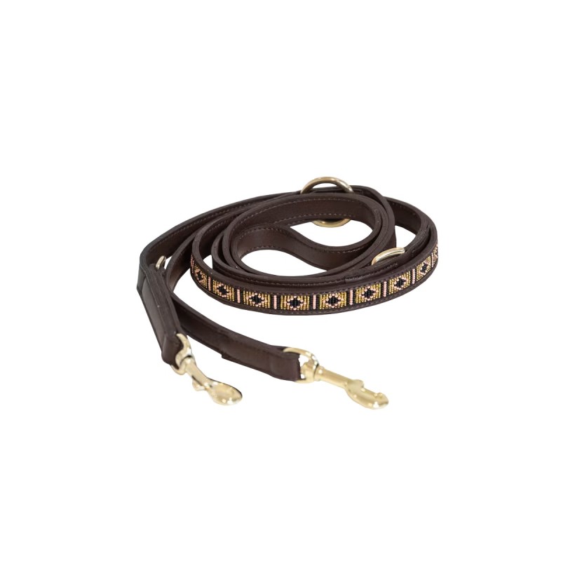 Laisse Pearls Handmade Kentucky Dogwear Or Laisse Pearls Handmade Kentucky Dogwear Or
