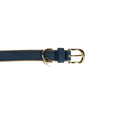 Collier Pour Chien Cuir Vegan Kentucky Marine