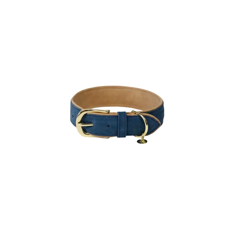 Collier Pour Chien Cuir Vegan Kentucky Marine Collier Pour Chien Cuir Vegan Kentucky Marine