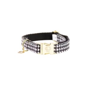 Collier Pour Chien Pied-de-Poule Kentucky Noir