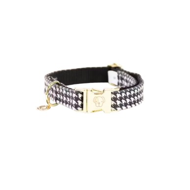 Collier Pour Chien Pied-de-Poule Kentucky Noir