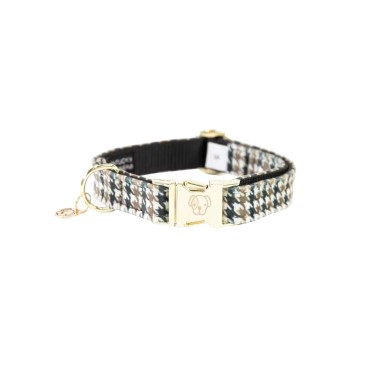 Collier Pour Chien Pied-de-Poule Kentucky Marron